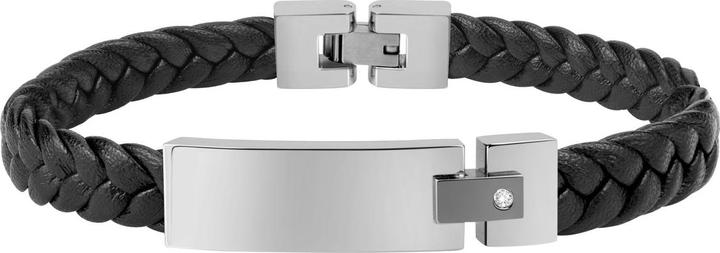 Morellato Moody Armband (23 cm, Edelstahl, Leder)
