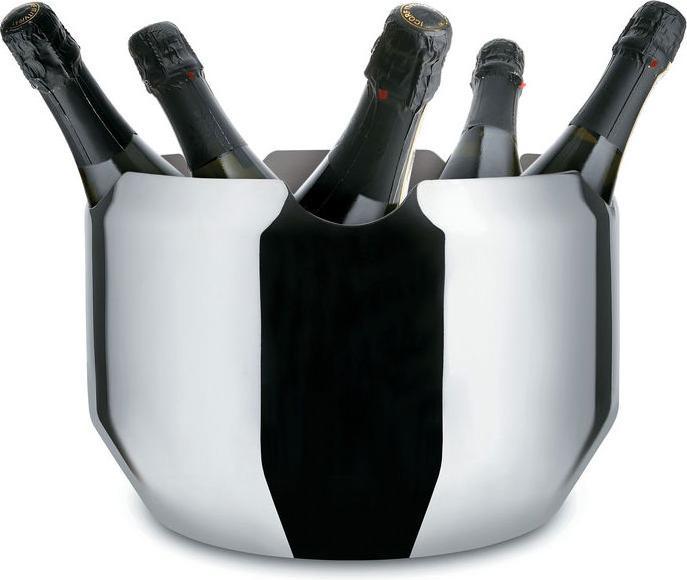Alessi Flaschenkühler Silberfarben
