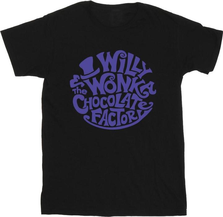Willy Wonka & the Chocolate Factory Typed Logo TShirt Mädchen