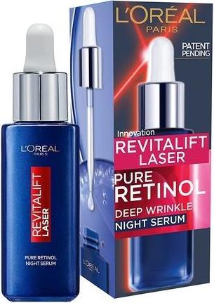 Image du produit L'Oréal Paris Pure Retinol Night Serum Revitalift Laser Face Serum Deep Anti-Wrinkle Night Serum For (30 ml)