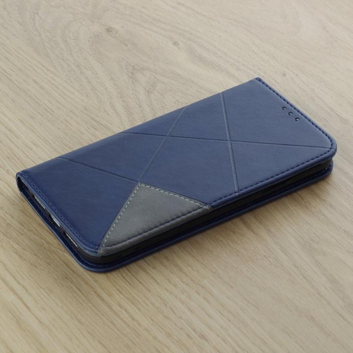 Actual product image PhoneLook Cover Flip Geometric blue (Apple iPhone 14 Pro)