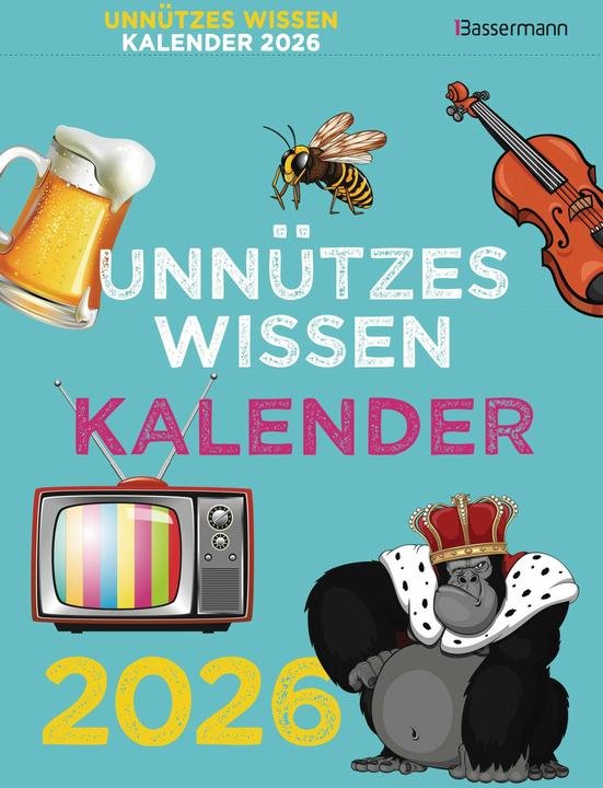 Image du produit Calendrier 2026 des connaissances inutiles. Le calendrier à déchirer populaire mais superflu (Allemand)