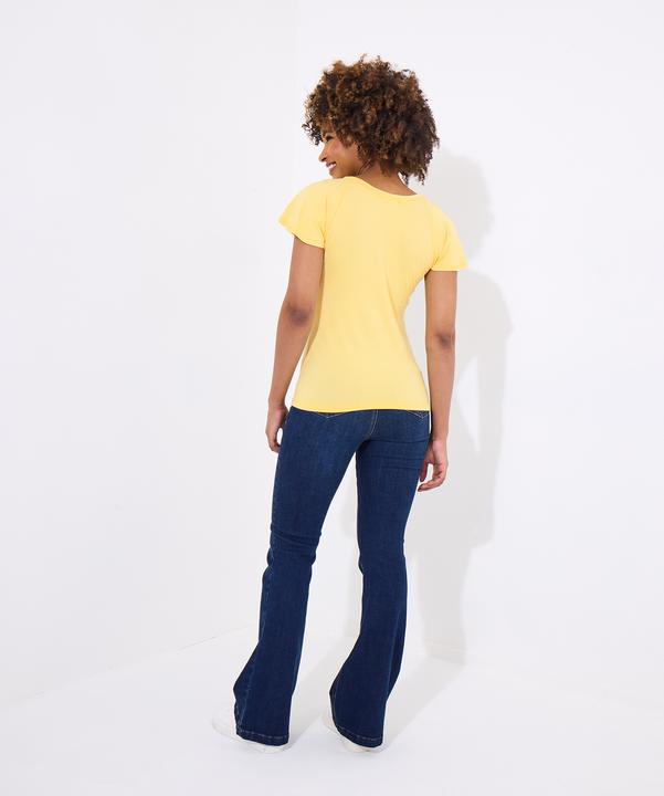 Actual product image Joe Browns Flutter Sleeve Jersey Top (46)