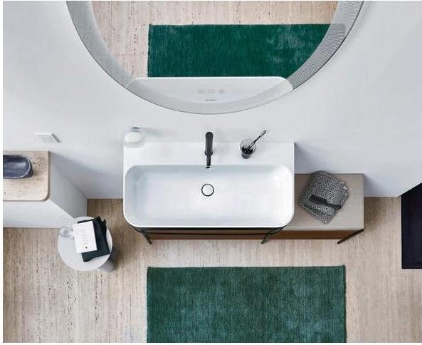 Produktbild Duravit Einhebel-Waschtischmischer C.1 M m Zugstangen-Ablaufgarnitur schwarz matt