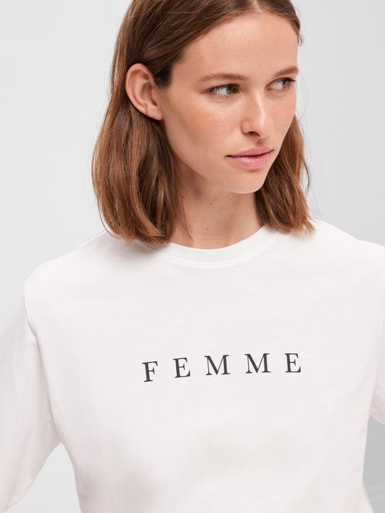 Actual product image Selected Femme Print T-Shirt (L)