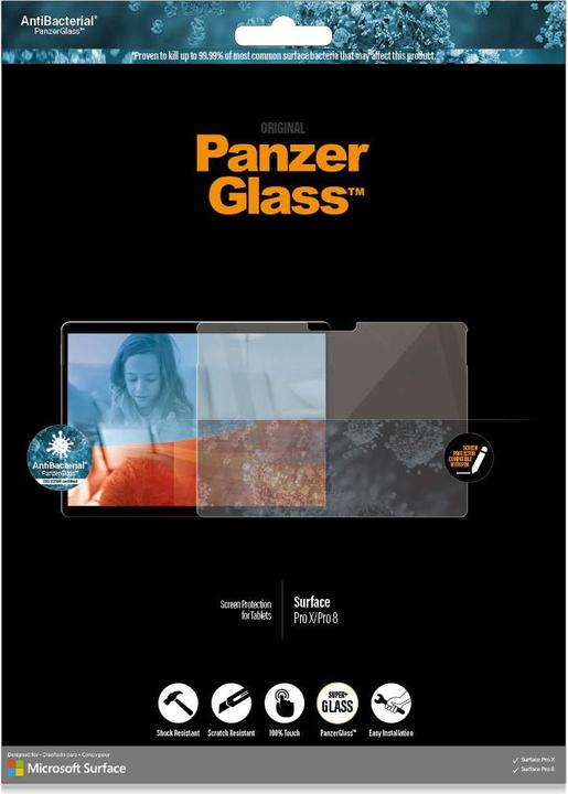 Produktbild PanzerGlass Displayschutz (1 Stück, Microsoft Surface Pro X)