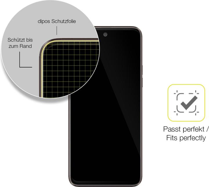 Produktbild Dipos Displayschutzfolie Full-Cover 3D (2 Stück, HTC U23 Pro)