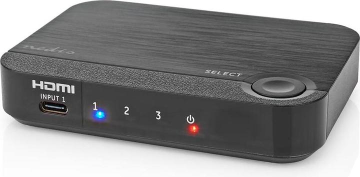 Actual product image Nedis HDMI ™ Converter | 1x USB-C™ / 2x HDMI™ Input | 1x HDMI™ Output | 1-way | 4K@60Hz | 18 Gbps