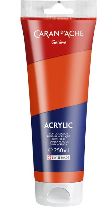 Actual product image Caran d'Ache Acrylic (Vermilion, 250 ml)
