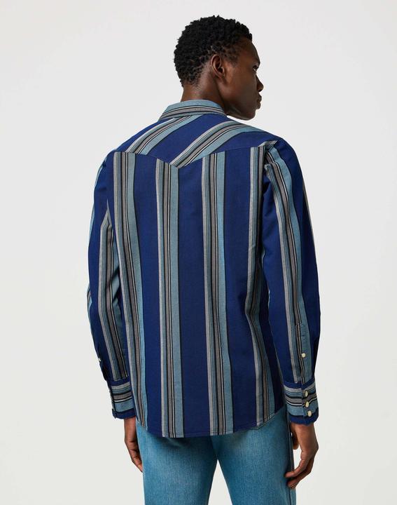 Immagine prodotto Wrangler Langarmhemd Western Indigo Shirt (XL)