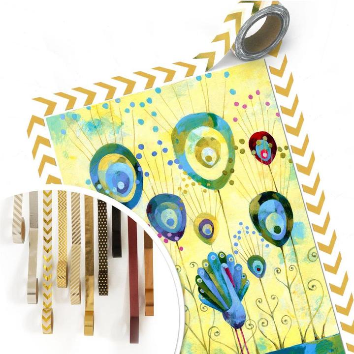 Immagine prodotto Trenddeko Blanz - Piume di Pavone (80 x 100 cm)