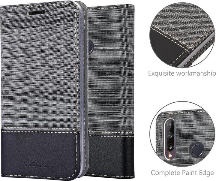 Image du produit Cadorabo Couverture look jeans Book (Huawei P40 Lite E)