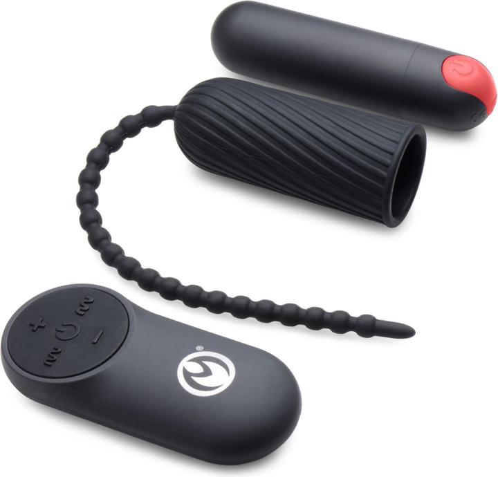 Image du produit Master Series 7X Dark Chain Rechargeable Remote Silicone Sound