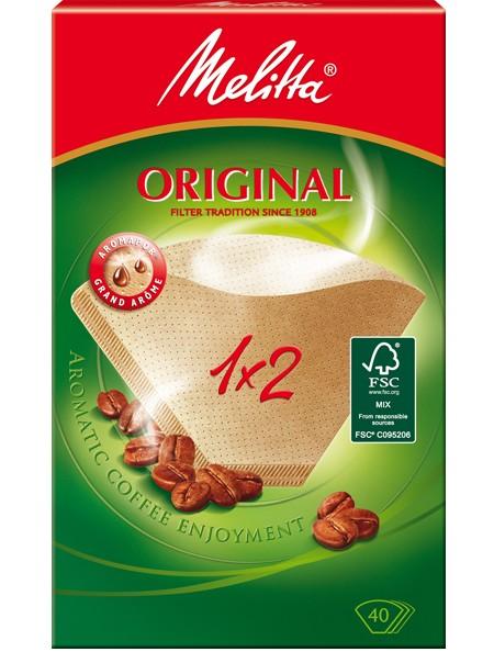 Produktbild Melitta Original 1x2 / 40 Stück