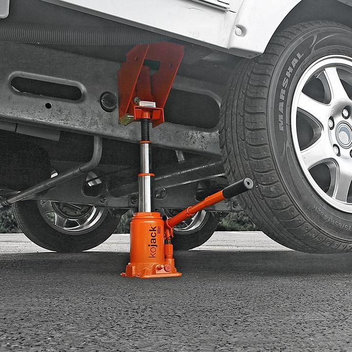 Produktbild ProPlus KoJack hydraulischer Caravanheber mit Wasserwaage für Doppelachse