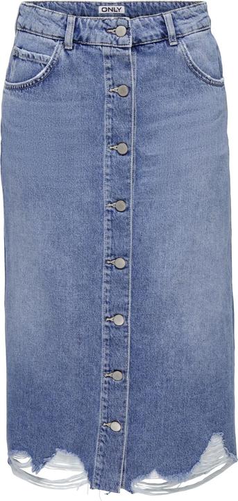 Only Hohe Taille Langer Rock Jeansrock (M)