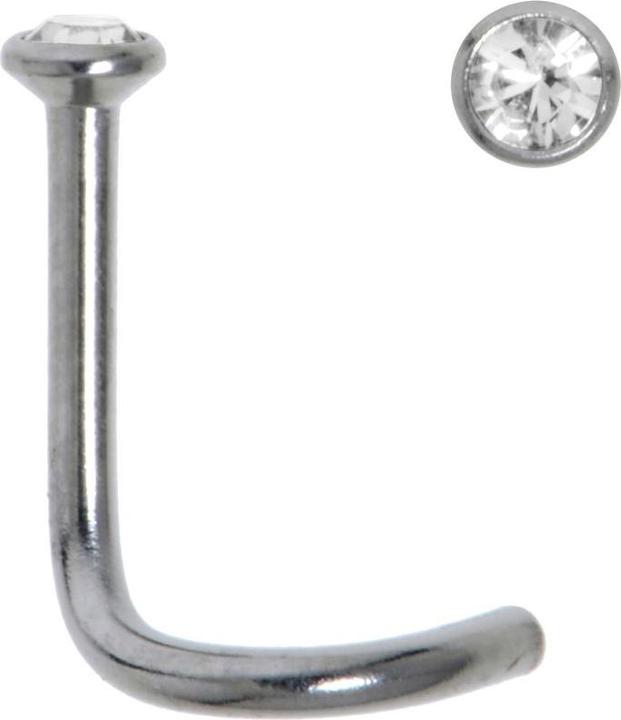 Bijouteria Nasenpiercing (Edelstahl, Kristall)