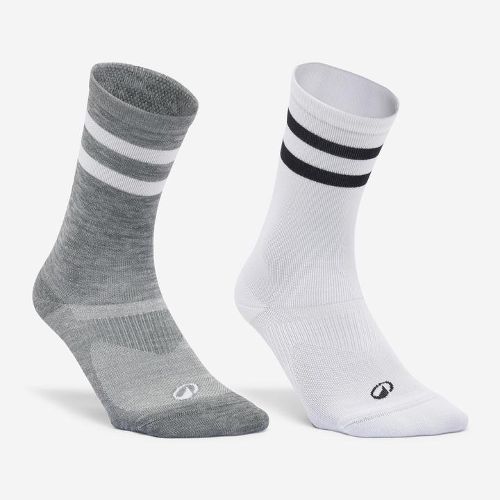 Actual product image Domyos Sportsocken High 2er-Pack - Print (39, 42)
