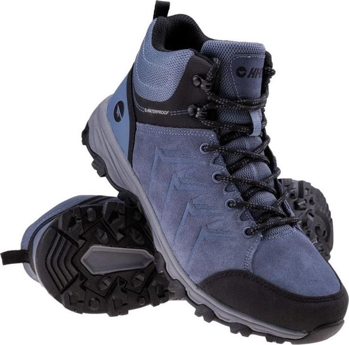 Image du produit Hi-Tec Chaussures de trekking Helone Mid pour homme, bleu, taille 46 (46)
