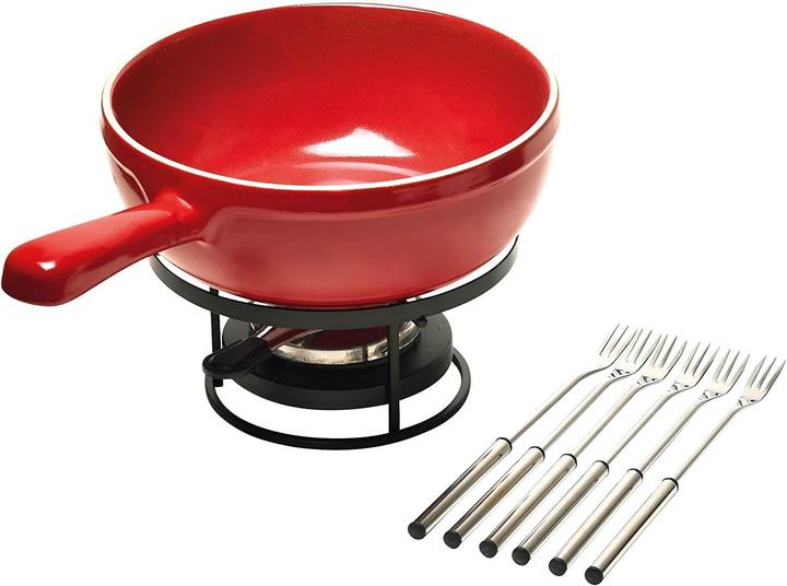 Produktbild Emile Henry 8-teiliges Fondue-Set Grand Cru (Fondue Bourguignonne, Käsefondue, Schokoladenfondue, Fondue Chinoise)