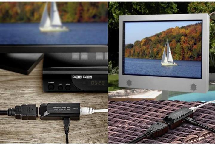 Actual product image SpeaKa Professional HDMI extension via patch cable 50 m