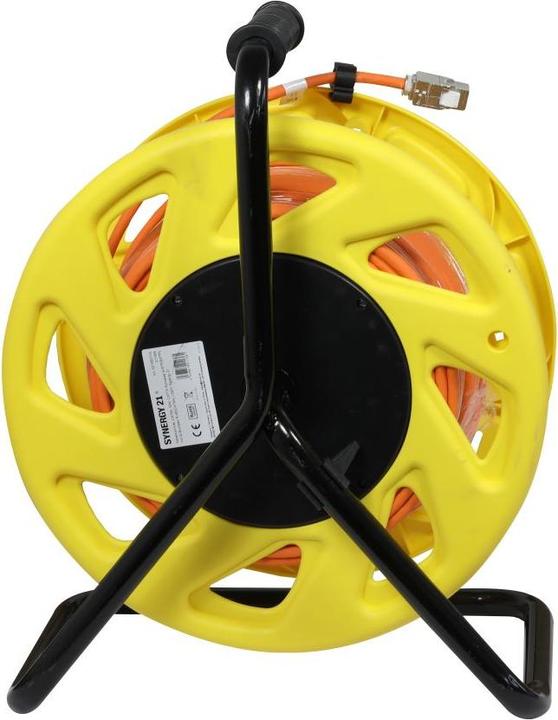 Produktbild Synergy 21 Kabeltrommel, CAT6A, 50m, CAT7A Rohkabel S-STP(S/FTP), mit 2x Buchsen RJ45(CAT6A), LSZH (S/FTP, CAT6a, 50 m)