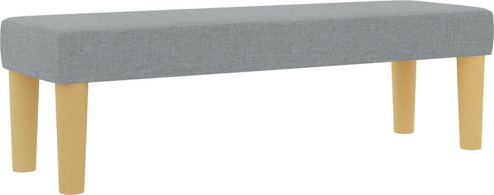 Produktbild VidaXL Boxspringbett Mit Matratze Stoff Hellgrau (120 x 200 cm)