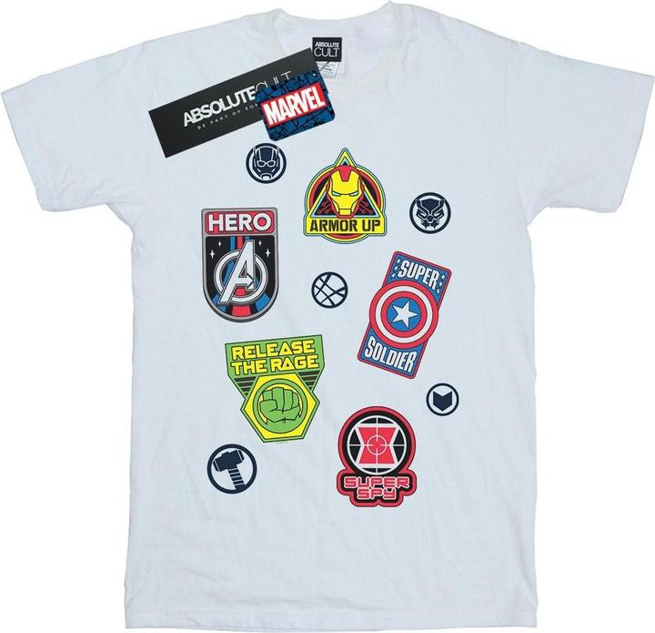 Avengers Hero Badges TShirt (XL)