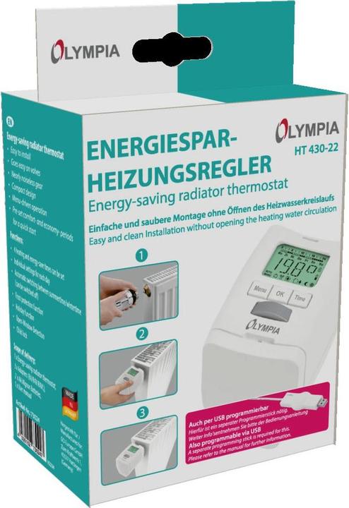 Produktbild Olympia Heizkörperthermostat HT 430-22