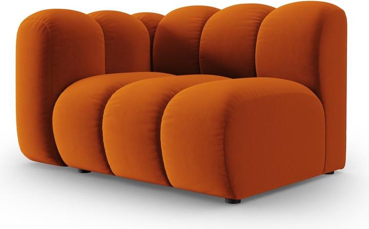 Actual product image Micadoni Velvet Modul Left, "Lupine", 1 Seat, 115x95x70Made in Europe (2 person sofa, 3-seater, 4-seater)