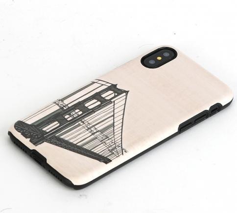 Image du produit Man&Wood SmartPhone case iPhone X/XS hand bridge black (Apple iPhone X, Apple iPhone XS)
