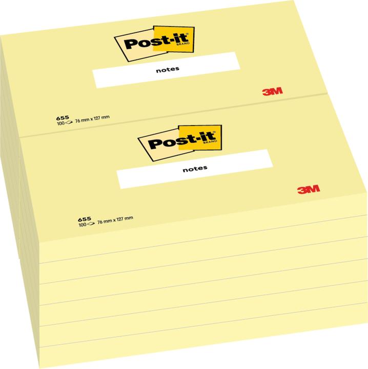 Image du produit Post-it Notes de détention (127 x 76 mm)