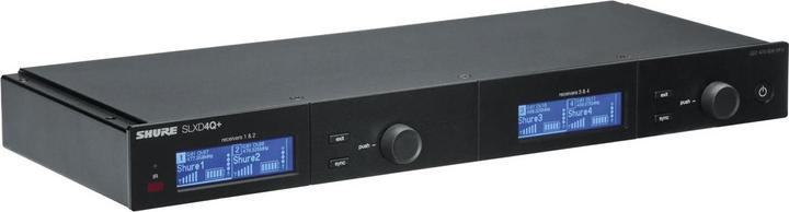Actual product image Shure SLXD4Q+E=-G65 - Odbiornik poczwórny cyfrowy (470-606 MHz)