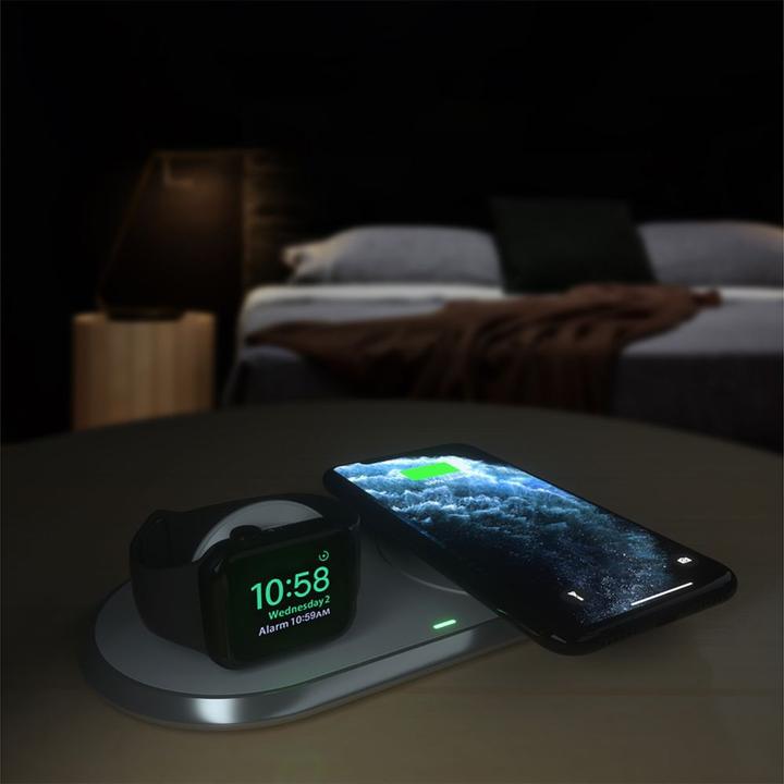 Produktbild Choetech Qi 2in1 kabelloses Ladegerät für Smartphones (10 W)