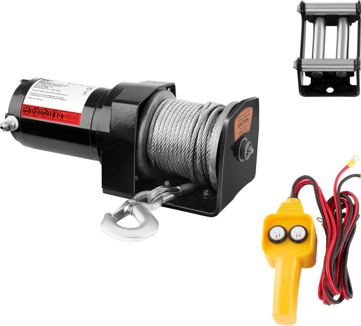 Actual product image MSW Electric Winch - 907 kg - 2.000 lbs