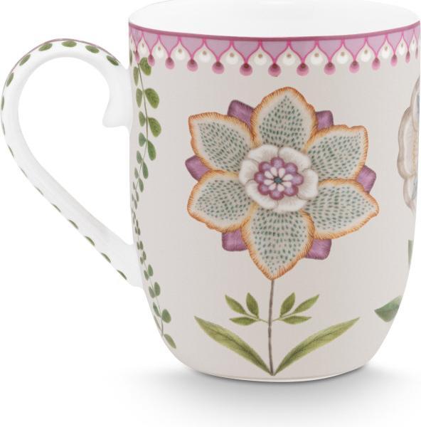 Produktbild PIP Studio Lily&Lotus Tasse weiss/lila 145ml (145 ml, 1 x)
