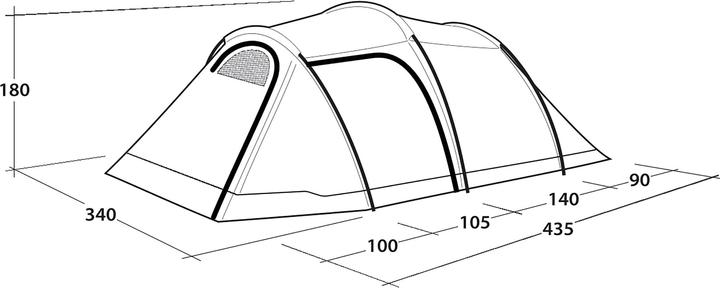 Actual product image Outwell Earth 5 Plus (Tunnel tent, 9.20 kg, 5 persons)