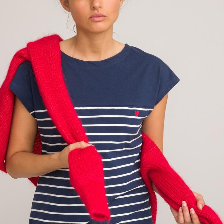 Produktbild La Redoute Collections Gestreiftes Nachthemd (W36/L38)