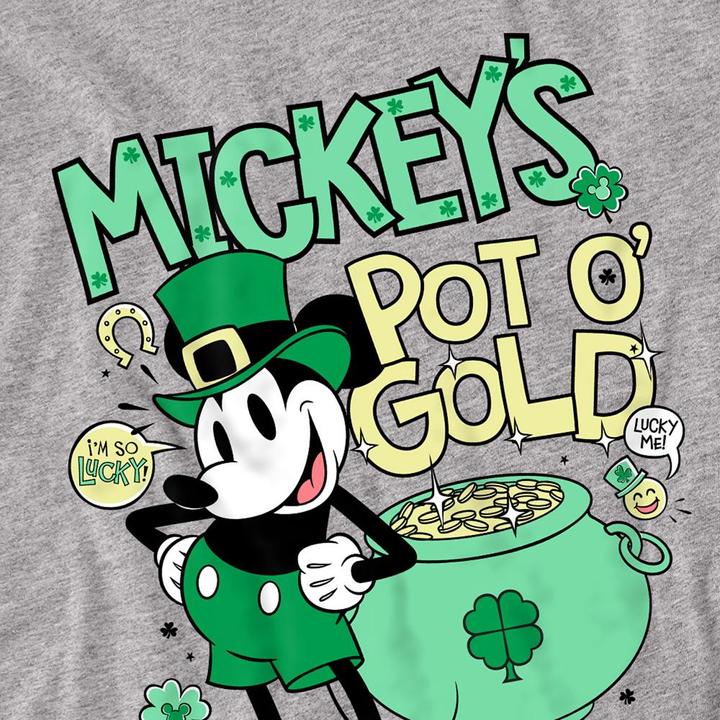 Produktbild Mickey Mouse Pot O Gold TShirt St PatricksTag (S)
