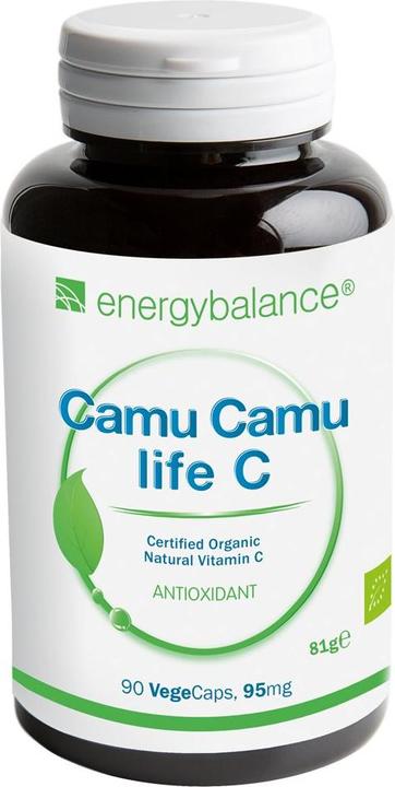 Energybalance Camu Camu life C natürliches Vitamin C Bio (90 Stück, Kapseln)