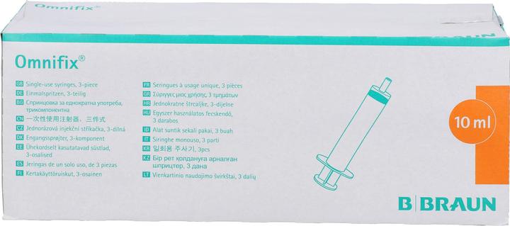 Produktbild B.Braun OMNIFIX 1xinj spr luer 10ml exzen 100