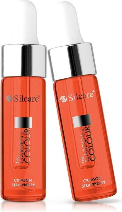 Silcare The Garden Of Colour Regenerating Cuticle And Nail Oil Strawberry Crimson 15Ml (15 ml)