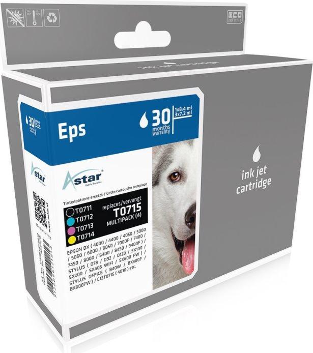 Produktbild Astar 4er-Pack - Schwarz, Gelb, Cyan, Magenta (M, C, Y, BK)