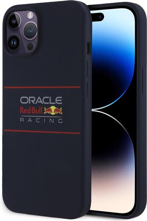 Produktbild Red Bull RBHMP14L24SIHSRV iPhone 14 Pro 6.1" hardcase navy Silicone Horizontal Logo MagSafe (Apple iPhone 14 Pro)