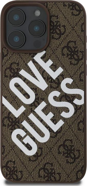 Produktbild Guess PU 4G Hard Case With Big Love Logo - iPhone 16 Pro Max (Apple iPhone 16 Pro Max)