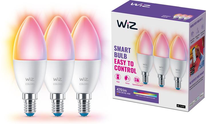 Immagine prodotto WiZ 8720169075672 (E14, 4.90 W, 470 lm, 3 x, F)