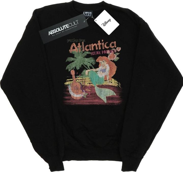 Disney The Little Mermaid Greetings From Atlantica Sweatshirt (L)