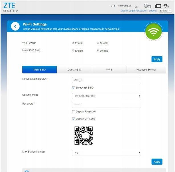 Etichetta energetica ZTE MF79U