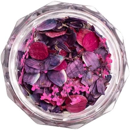 Immagine prodotto Semilac Flower Flakes Wild Orchid Purple Nail Decoration - Dried Flowers (Unghie artificiali, Orchidea selvatica viola)