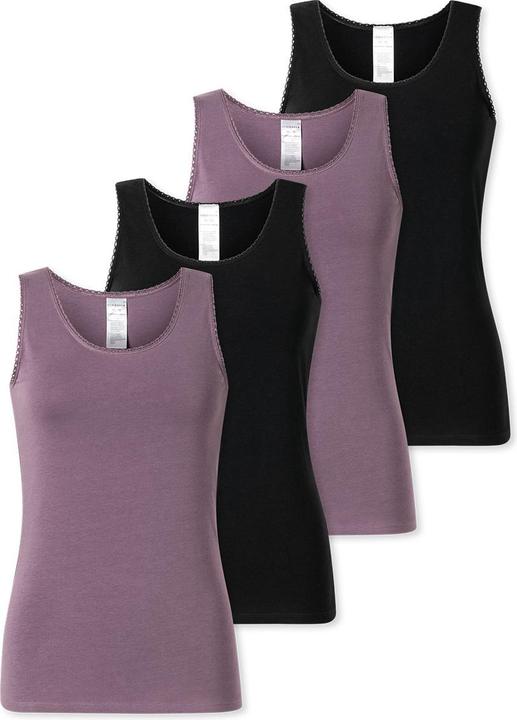Immagine prodotto Schiesser Gilet e top in cotone 95/5 in confezione da 4 pezzi (44, XXL)